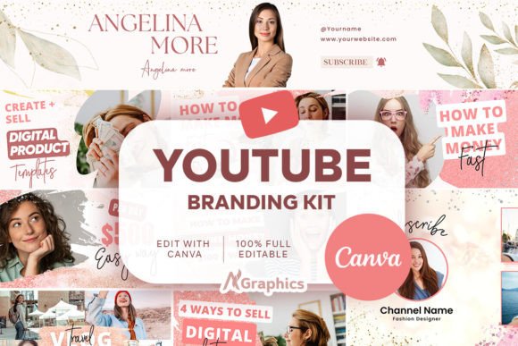YouTube Branding Kit with Canva