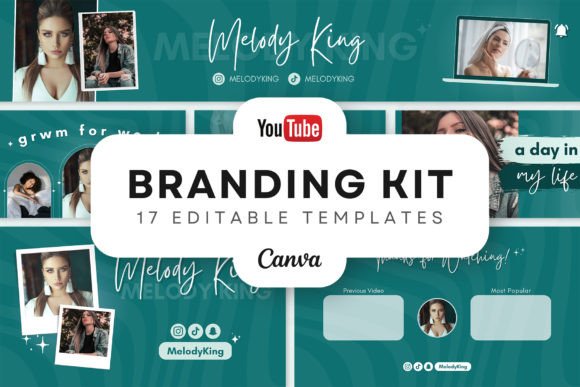 Verdigris YouTube Design Templates