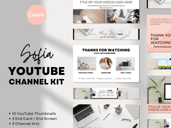 Comprehensive YouTube Branding Kit