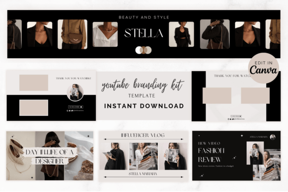 Luxury YouTube Channel Branding Kit