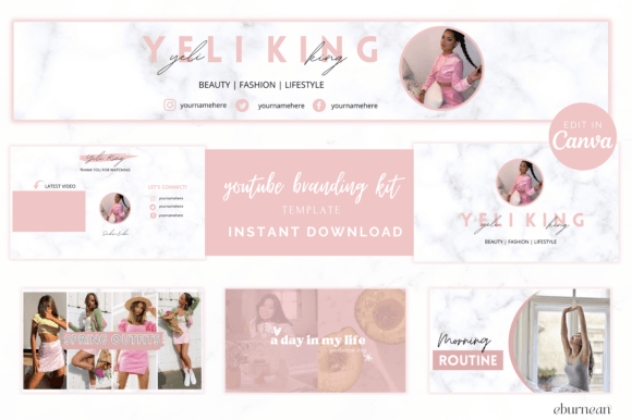 Stylish YouTube Branding Kit