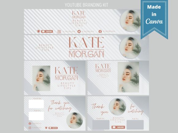Comprehensive Editable YouTube Branding Kit