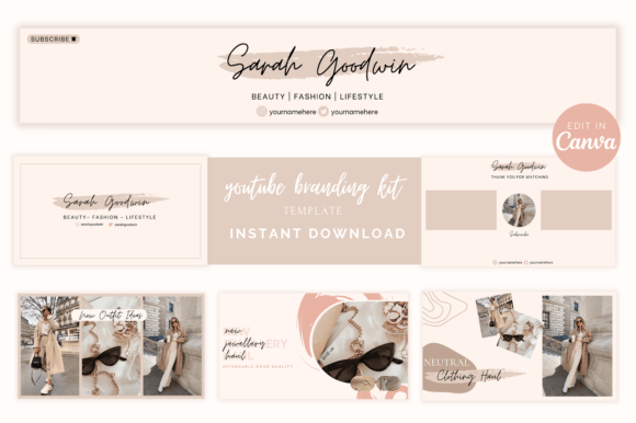Stylish YouTube Branding with Canva