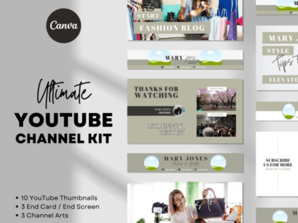 Comprehensive YouTube Channel Branding Kit