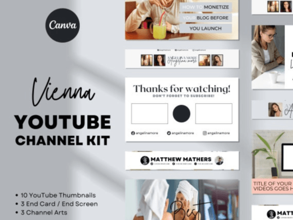 Comprehensive YouTube Channel Branding Kit