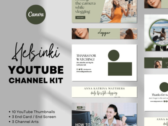 YouTube Channel Branding Kit