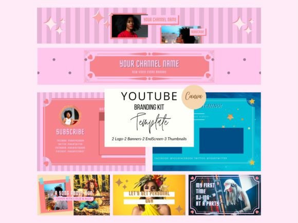 Color Pop YouTube Channel Kit