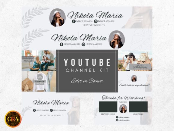 Minimal YouTube Branding Kit
