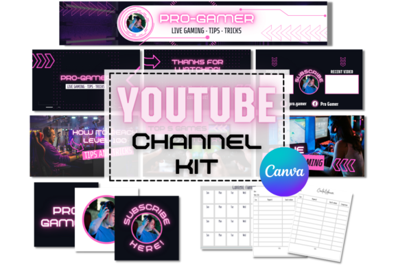 Complete YouTube Channel Branding Kit
