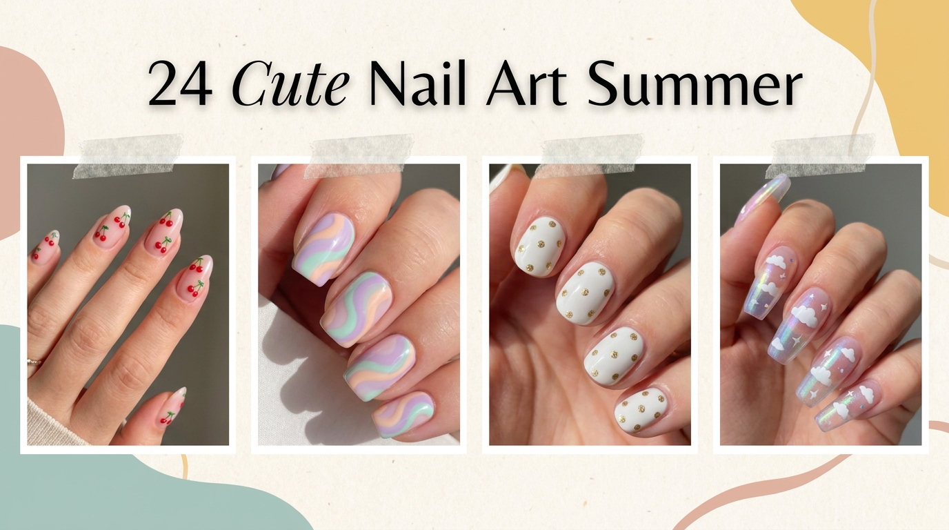 💅 24 Cute Nail Art Summer Looks to Flaunt Your Fun Side