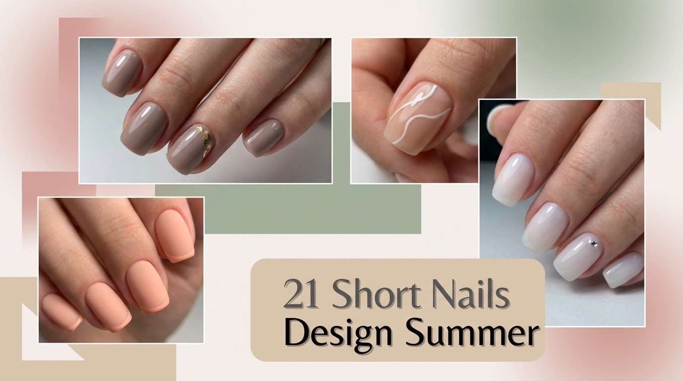🌿 21 Short Nails Design Ideas Summer That Look Luxe and Low-Maintenance