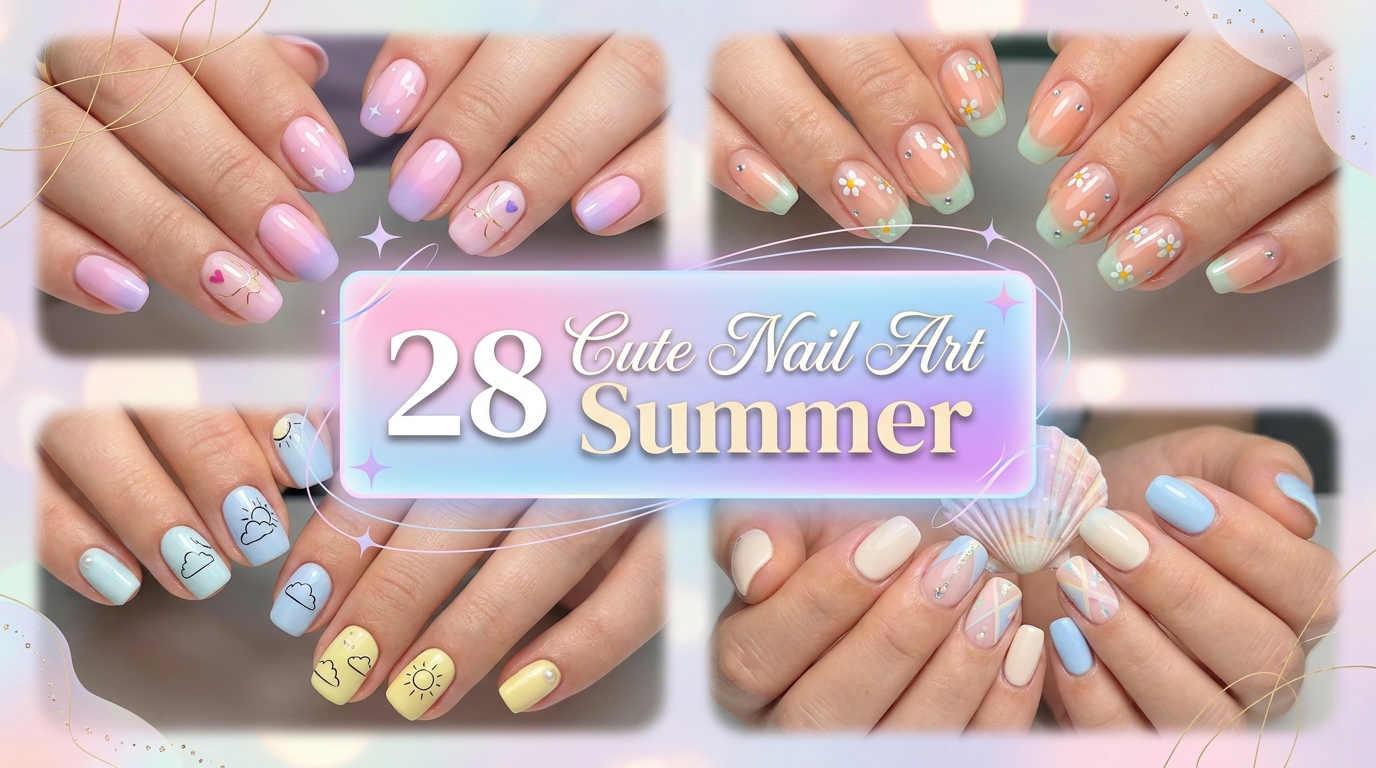 💖 28 Irresistible Cute Nail Art Summer Looks to Swoon Over