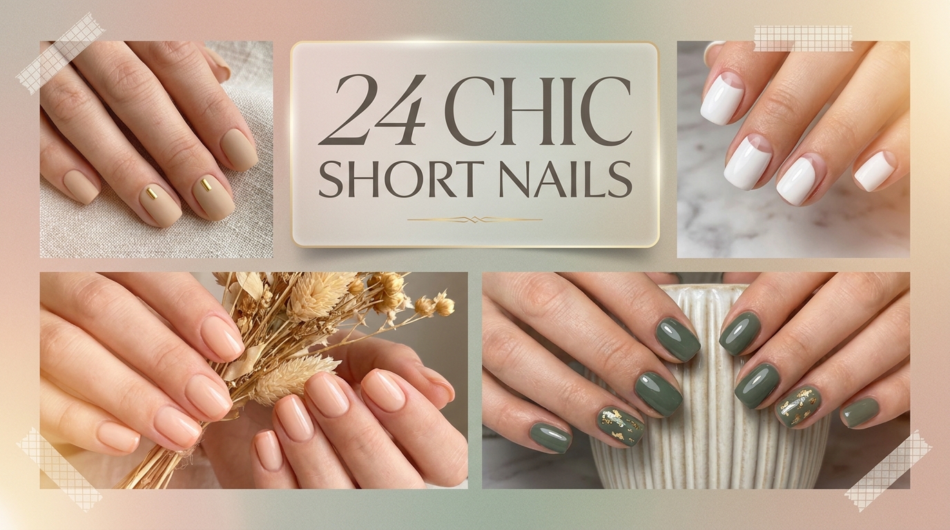 π
24 Chic Short Nails Design Ideas Summer Perfect for Low-Maintenance Glam