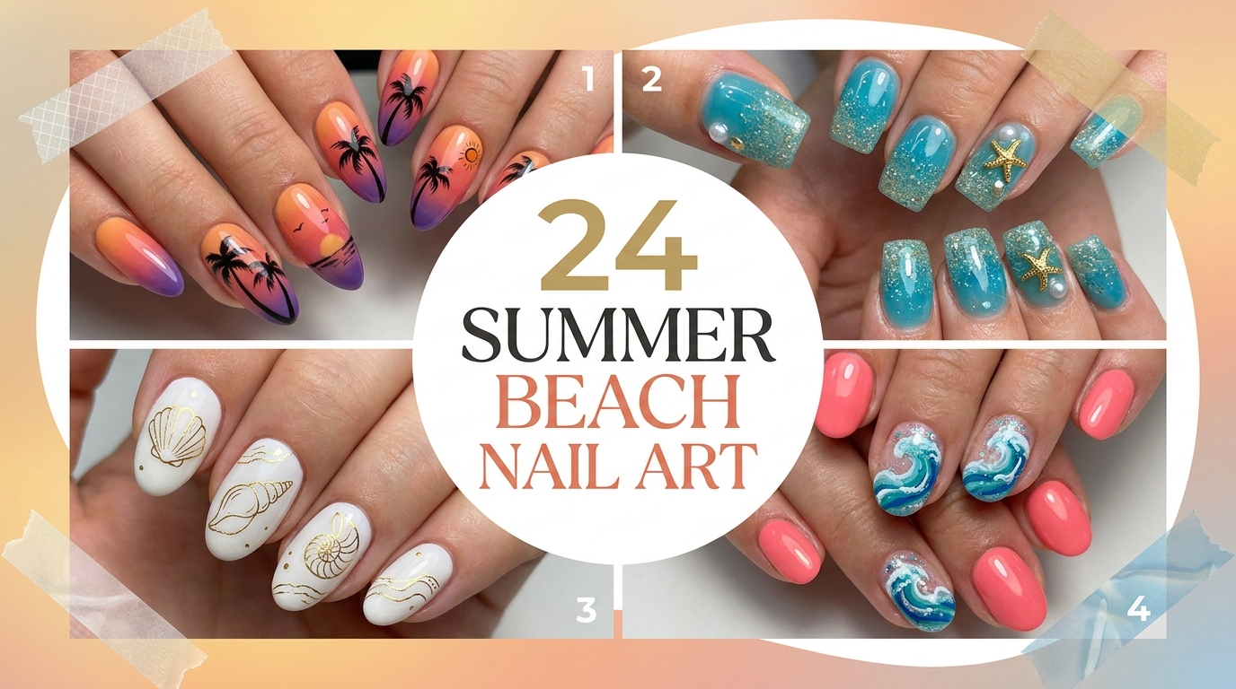 ☀️ 24 Summer Beach Nail Art Designs to Up Your Vacation Vibe