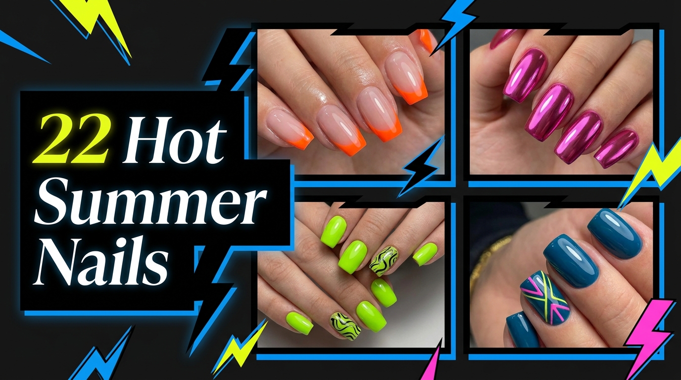 🔥 22 Hot Summer Nails to Make a Bold Statement
