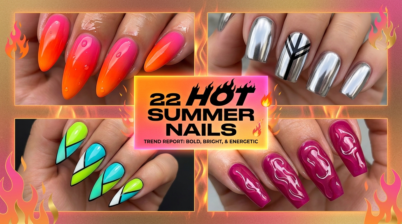 🔥 22 Hot Summer Nails to Turn Up the Heat