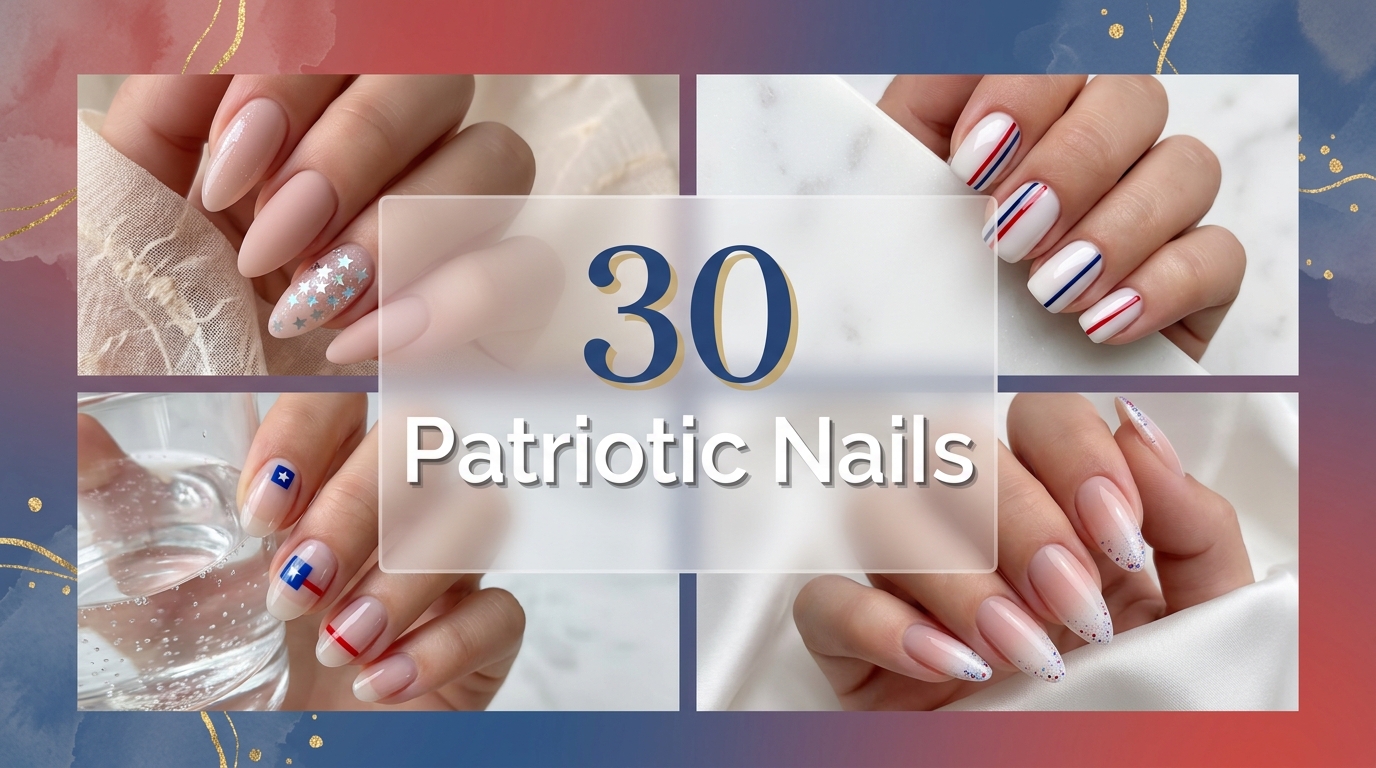 πΊπΈ 30 Patriotic Nails That Give Main Character Energy