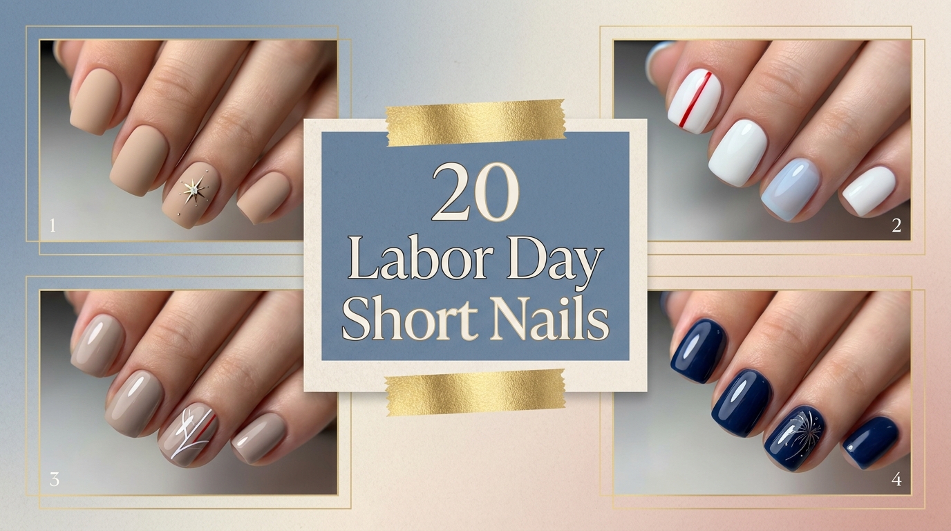 π 20 Chic Labor Day Nails Short Styles Youβll Recreate