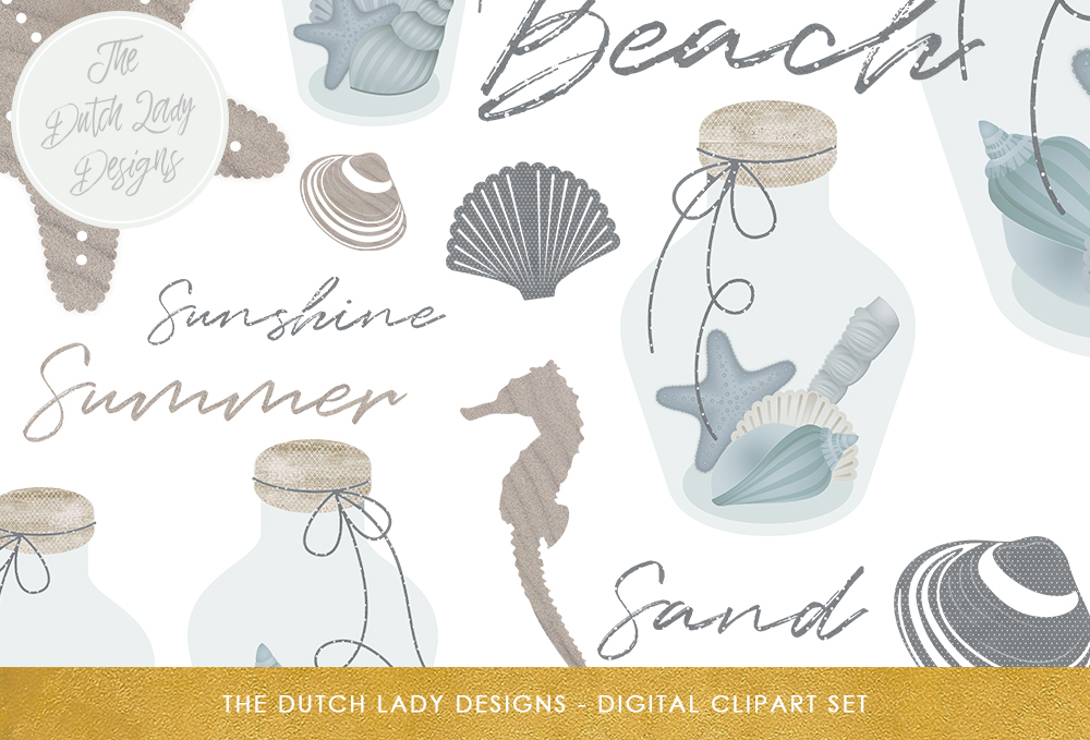 Ocean-Inspired Clipart Collection