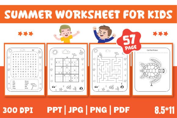 Summer-Themed Activity Worksheet Pack