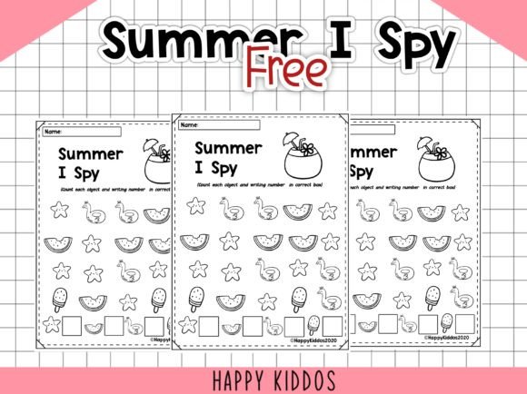Summer I Spy Worksheet Pack
