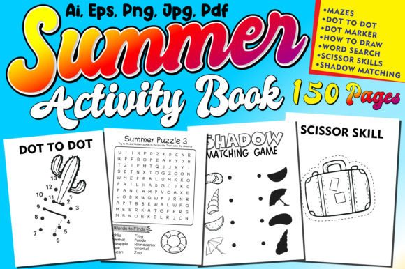 Summer Activity Workbook Interior Pages