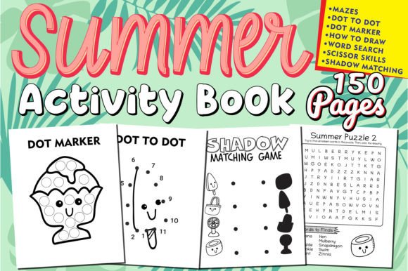 Summer Activity Workbook Interior Pages