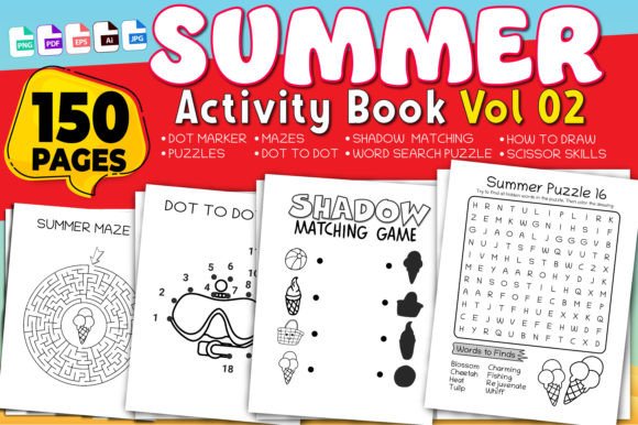 Summer Activity Workbook Pages Bundle