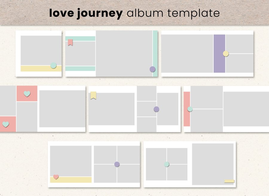 Elegant Wedding Album Templates