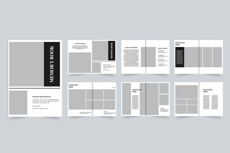 Elegant Minimalist Photo Book Design