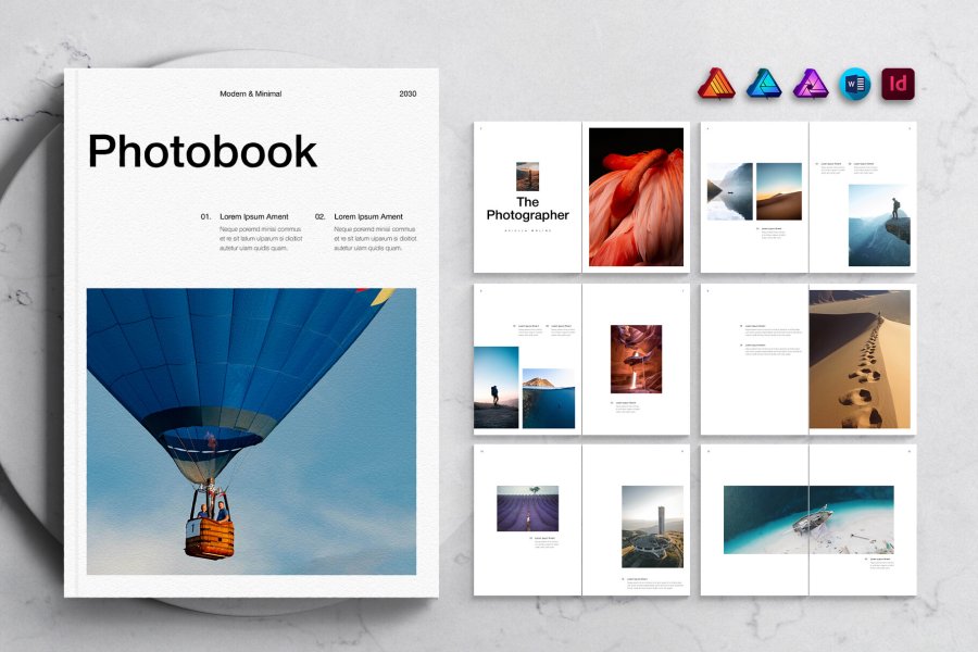 Versatile Photobook Template