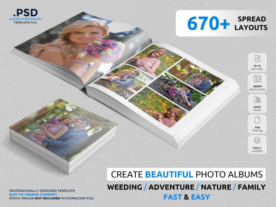 Massive Photo Album Spread Layouts