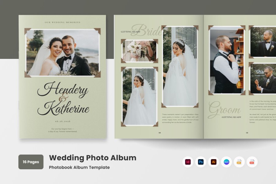 Romantic Wedding Photo Album