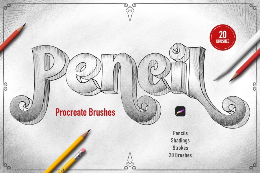 Pencil & Graphite Brush Set for Procreate