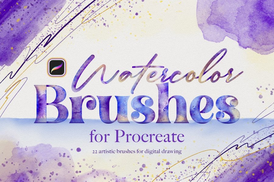 Watercolor Brush Set for Procreate