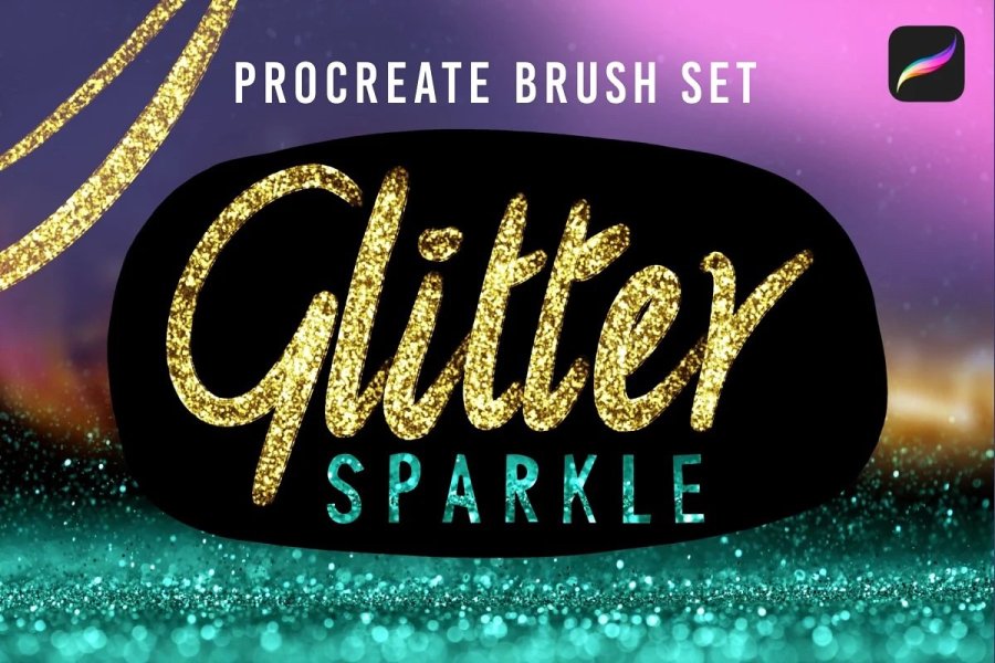 Glitter Sparkle Shimmer Brush Set