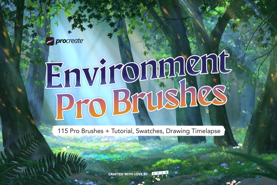 Environment Procreate Brush & Palette Collection