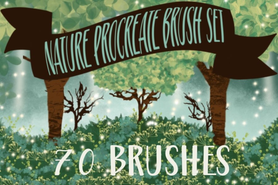 Nature Landscape Brushes for Procreate