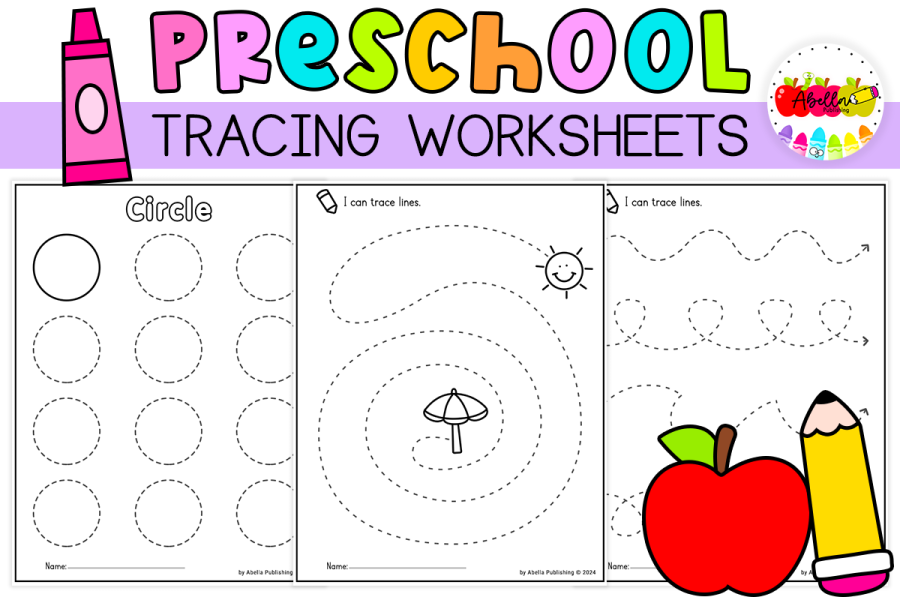Line and Shape Tracing Worksheets