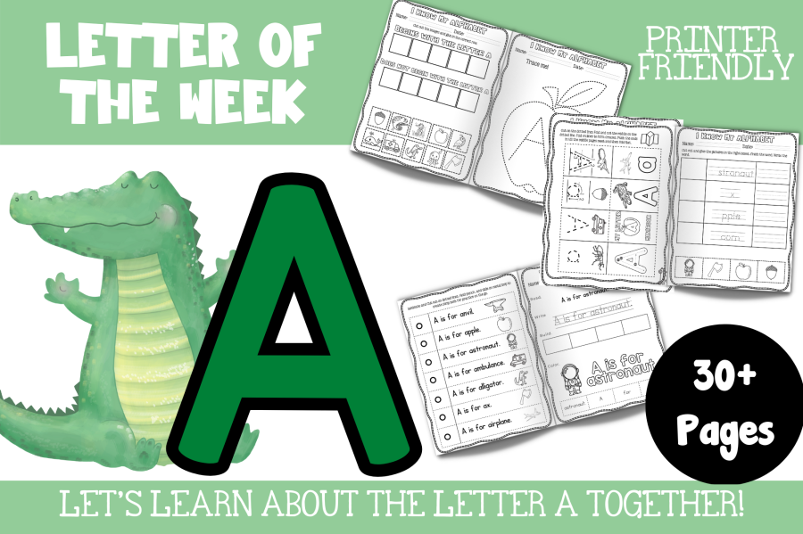 Letter A Activity Workbook
