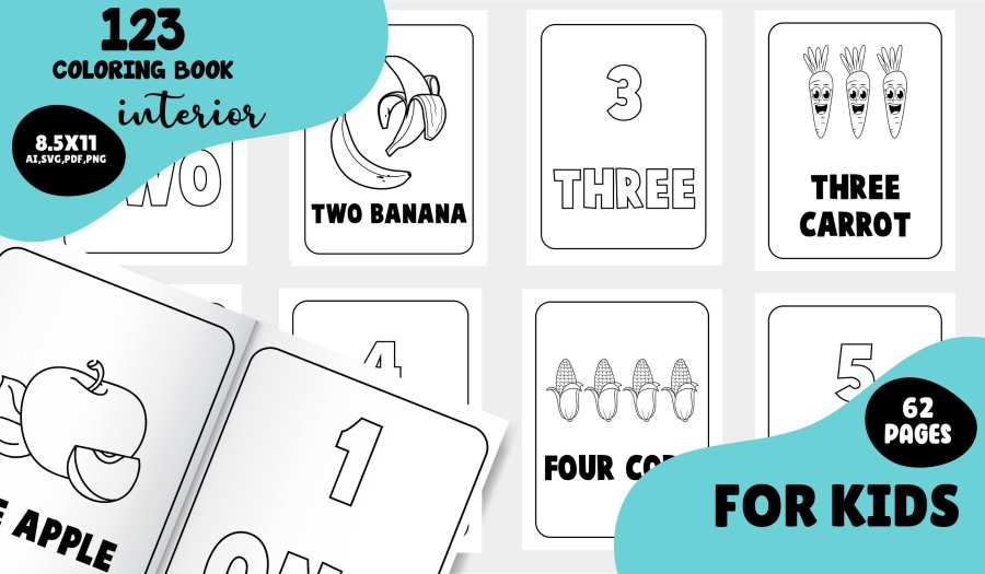 Numbers 1–30 Cute Face Coloring Pages