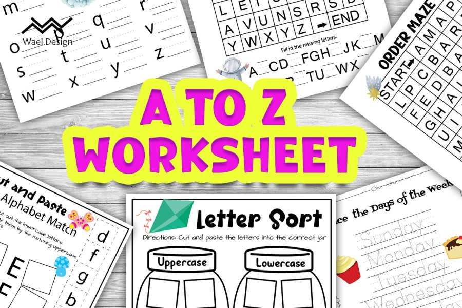 Printable Alphabet Letter Identification Worksheets A–Z