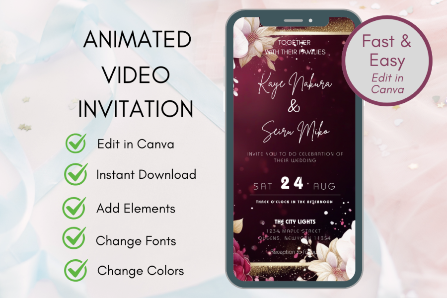Animated Wedding Video Invitation
