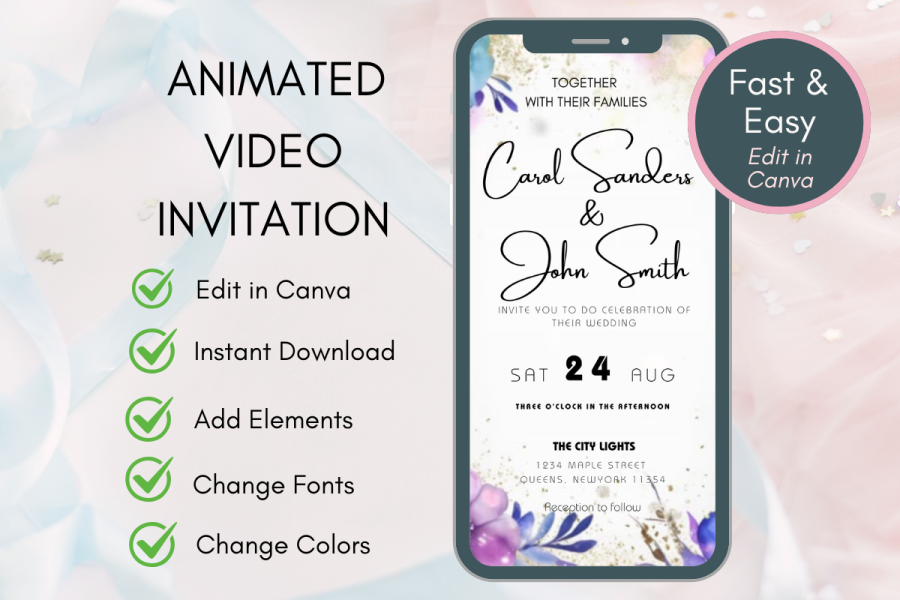 Animated Wedding Invitation Template