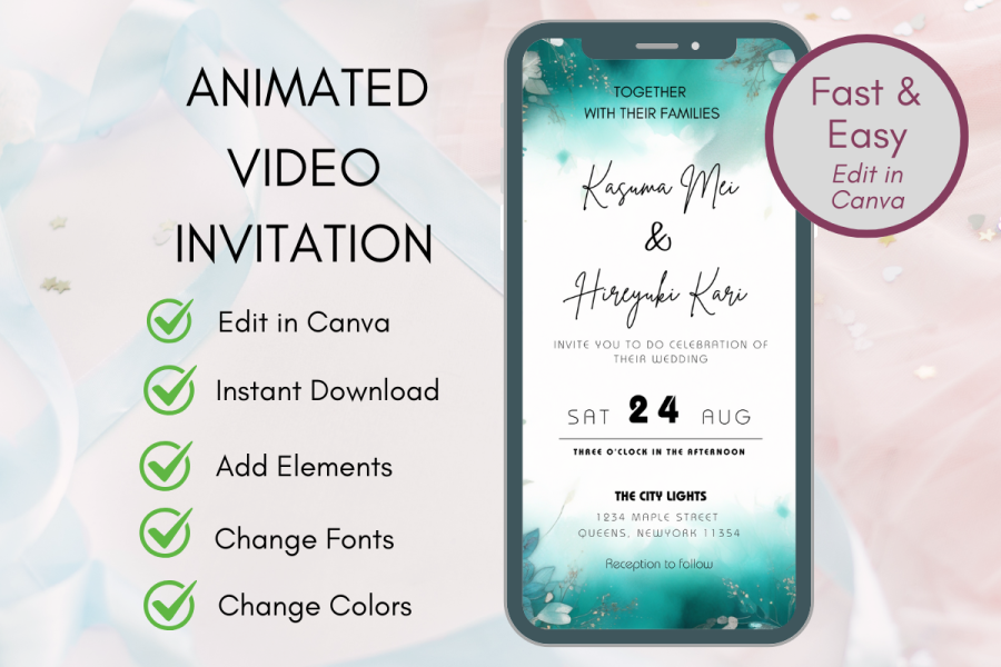 Animated Video Wedding Invitation