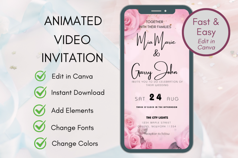 Animated Wedding Video Invitation