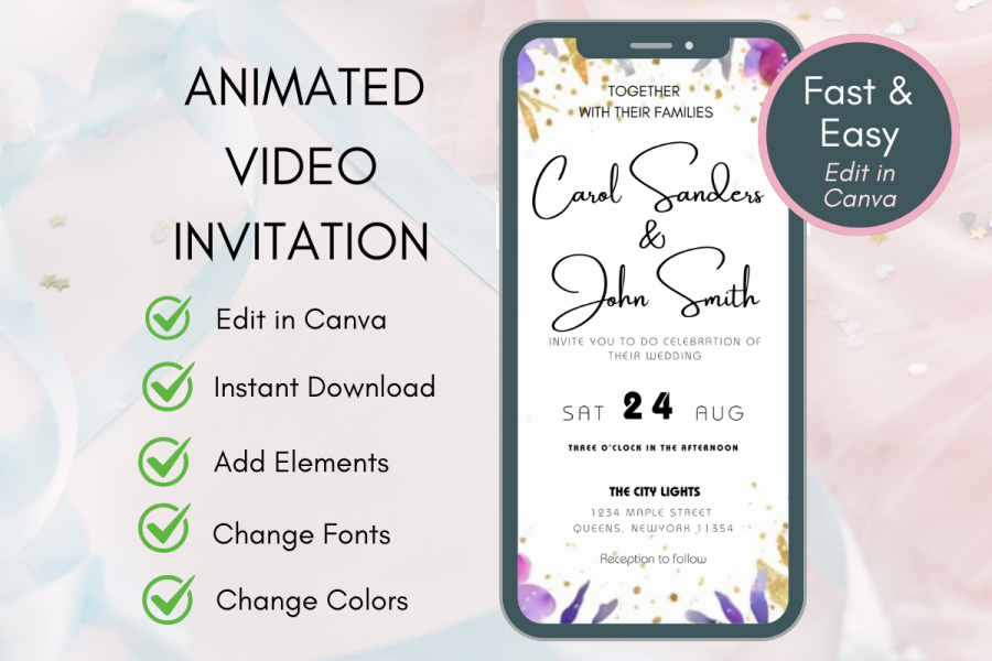 Animated Video Wedding Invitation
