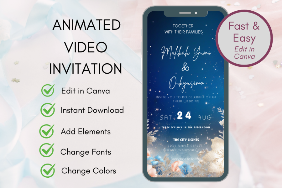 Animated Wedding Video Invitation Template