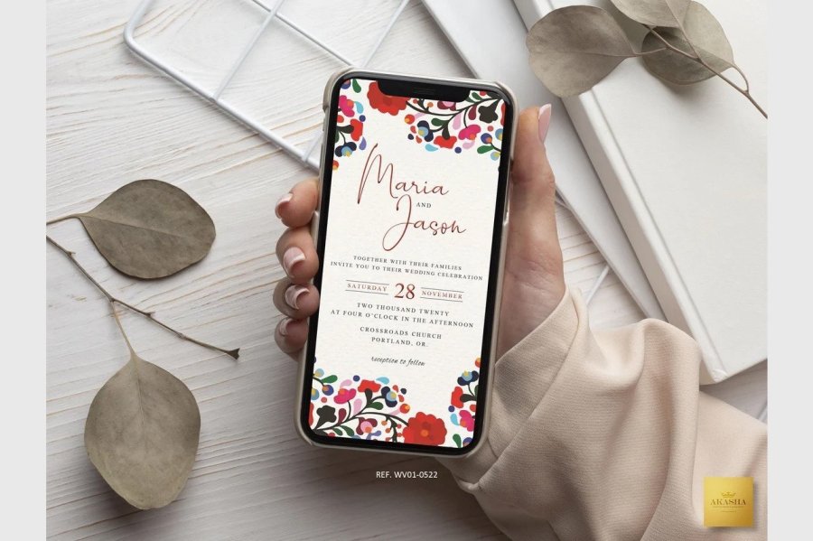 Personalized Mexican Wedding Video Invite