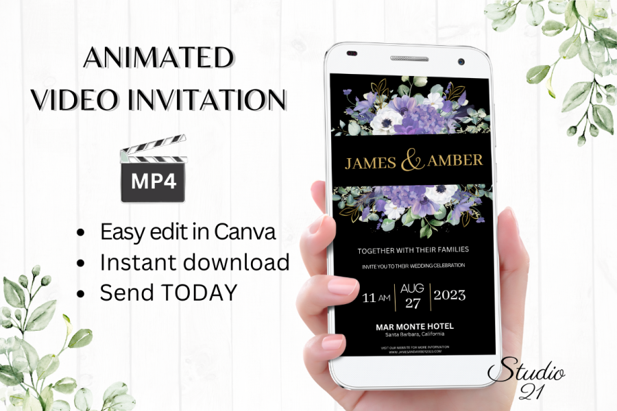 Smartphone Video Invitation Template